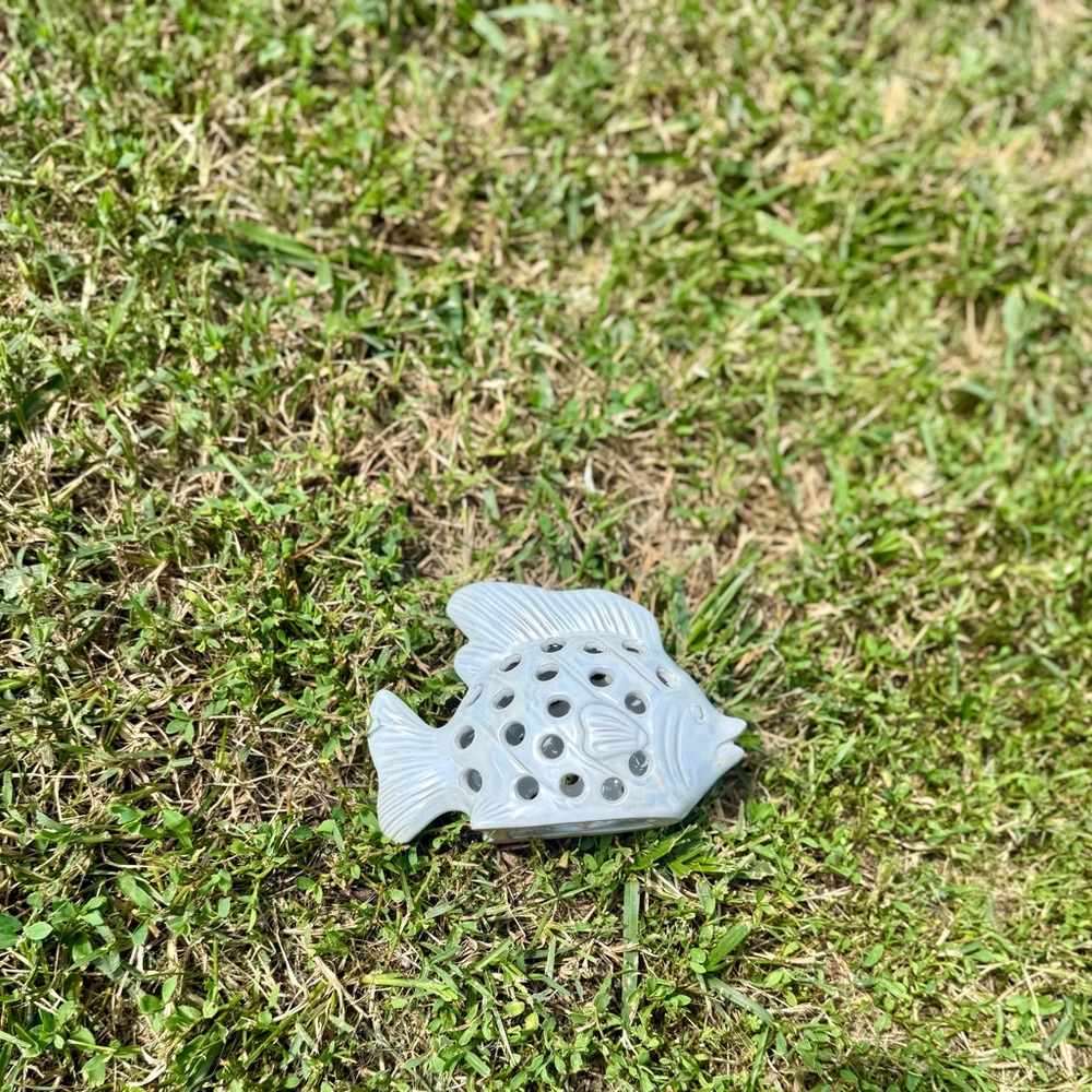 Gray Fish-Shaped Decor - Picture 2 of 2